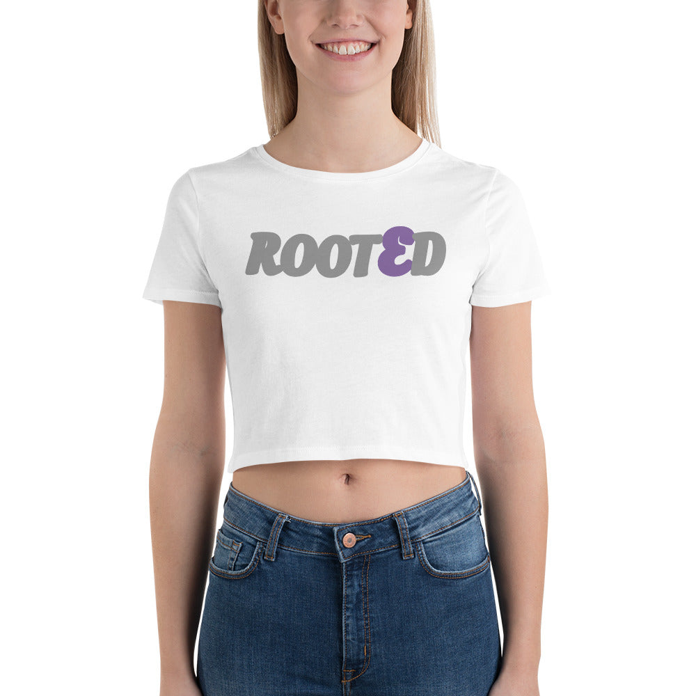 Women’s Crop Tee - ROOTED BRAND 