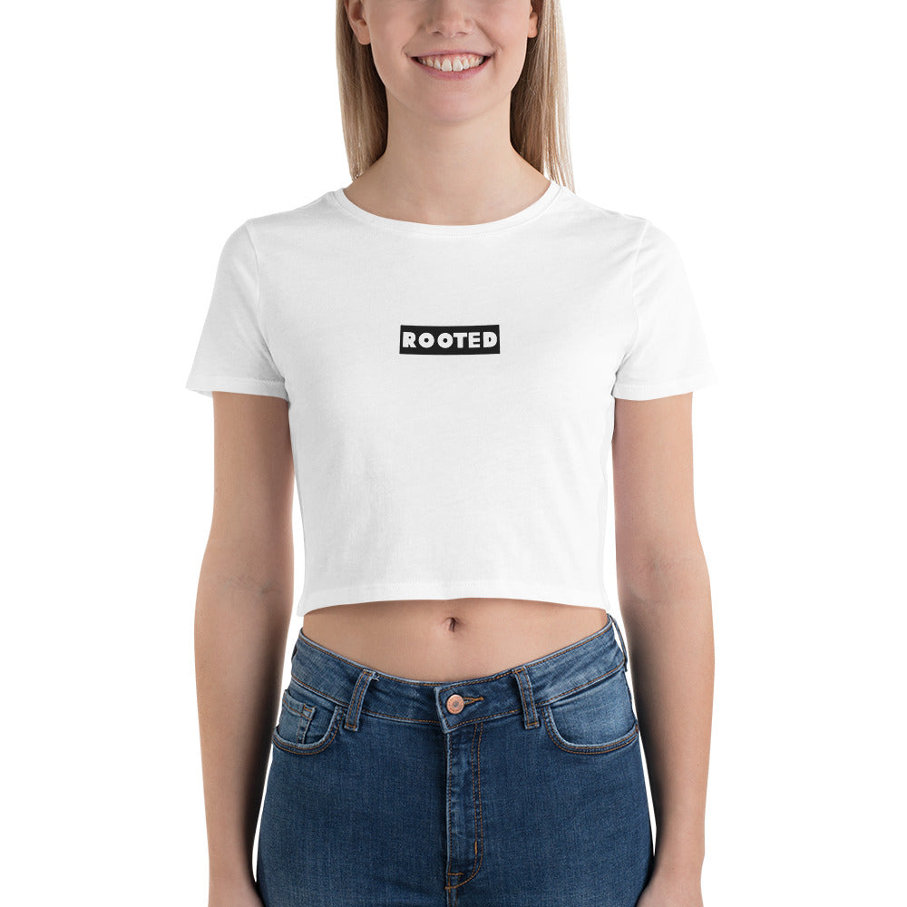 Women’s Crop Tee - ROOTED BRAND 