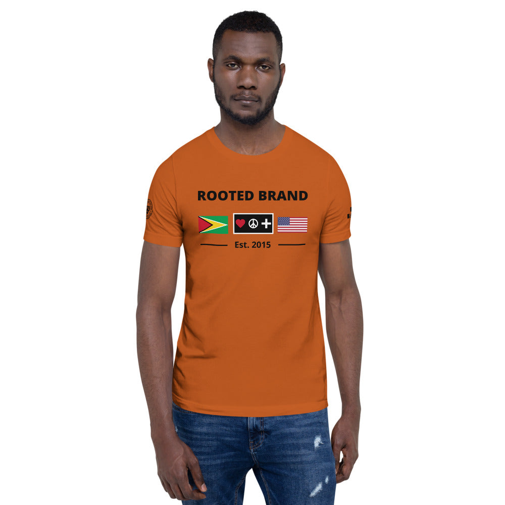 Guyana Short-Sleeve Unisex T-Shirt - ROOTED BRAND 