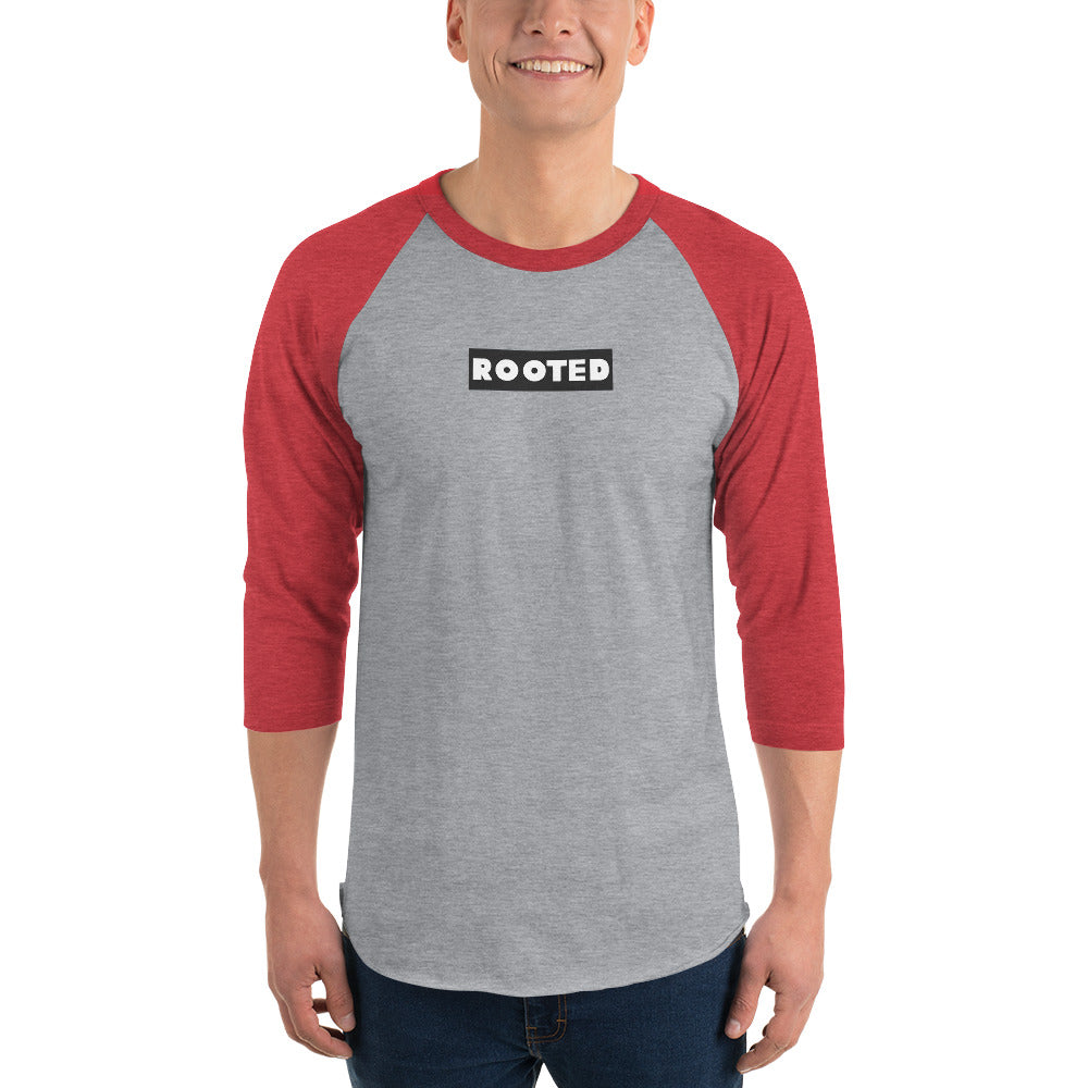 3/4 sleeve raglan shirt - ROOTED BRAND 