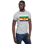 Guyana flag Short-Sleeve Unisex T-Shirt - ROOTED BRAND 