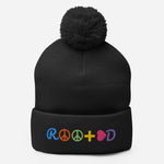 Pom Pom Knit Cap - ROOTED BRAND 