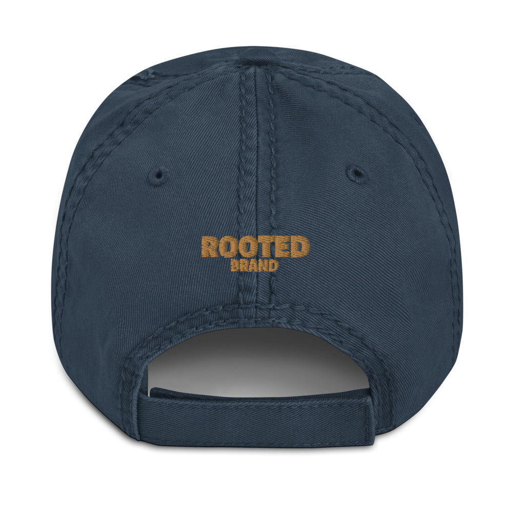 Distressed Dad Hat - ROOTED BRAND 