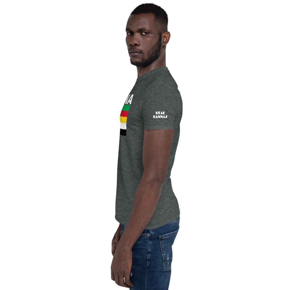 Guyana flag Short-Sleeve Unisex T-Shirt - ROOTED BRAND 