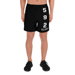 Guyana Men's Athletic Long Shorts - ROOTED BRAND 