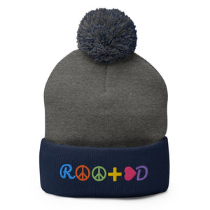 Pom Pom Knit Cap - ROOTED BRAND 