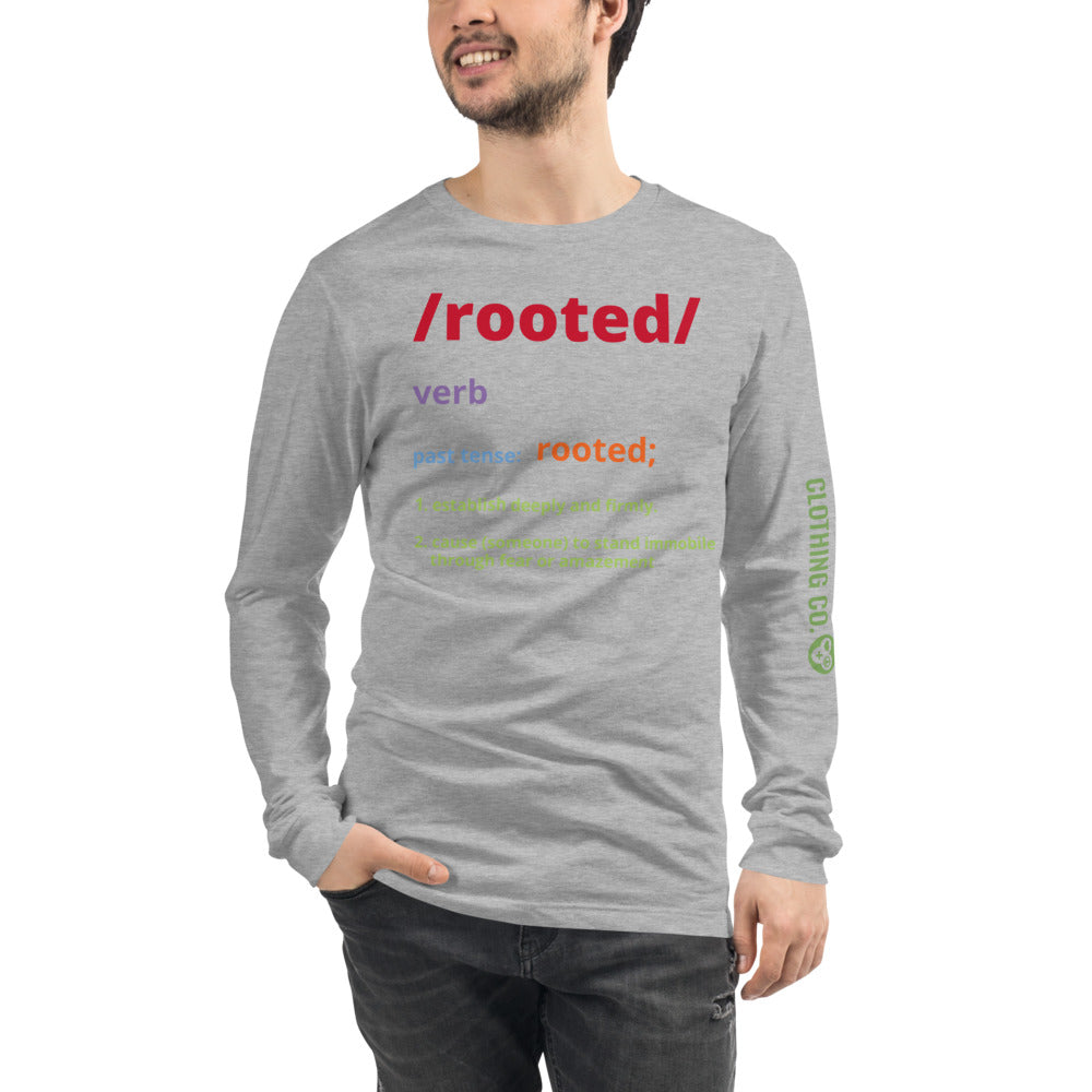 Unisex Long Sleeve Tee - ROOTED BRAND 