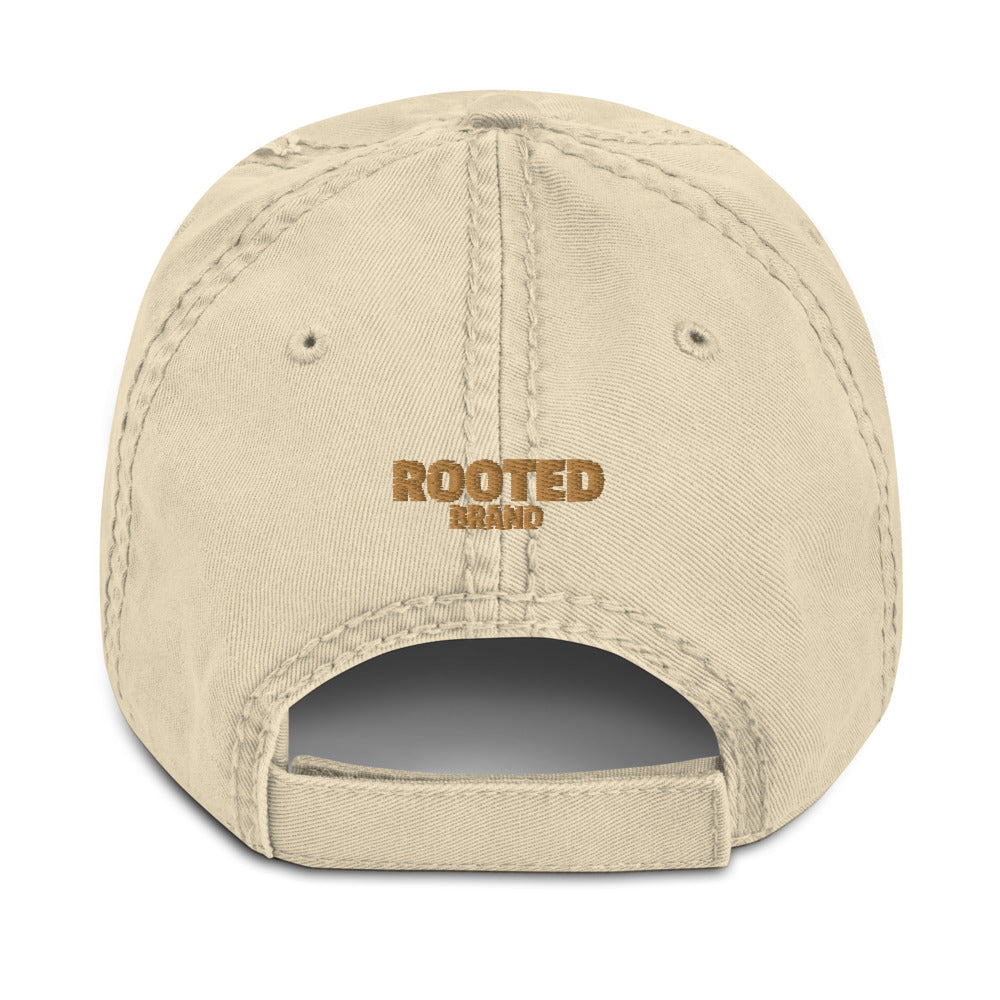 Distressed Dad Hat - ROOTED BRAND 