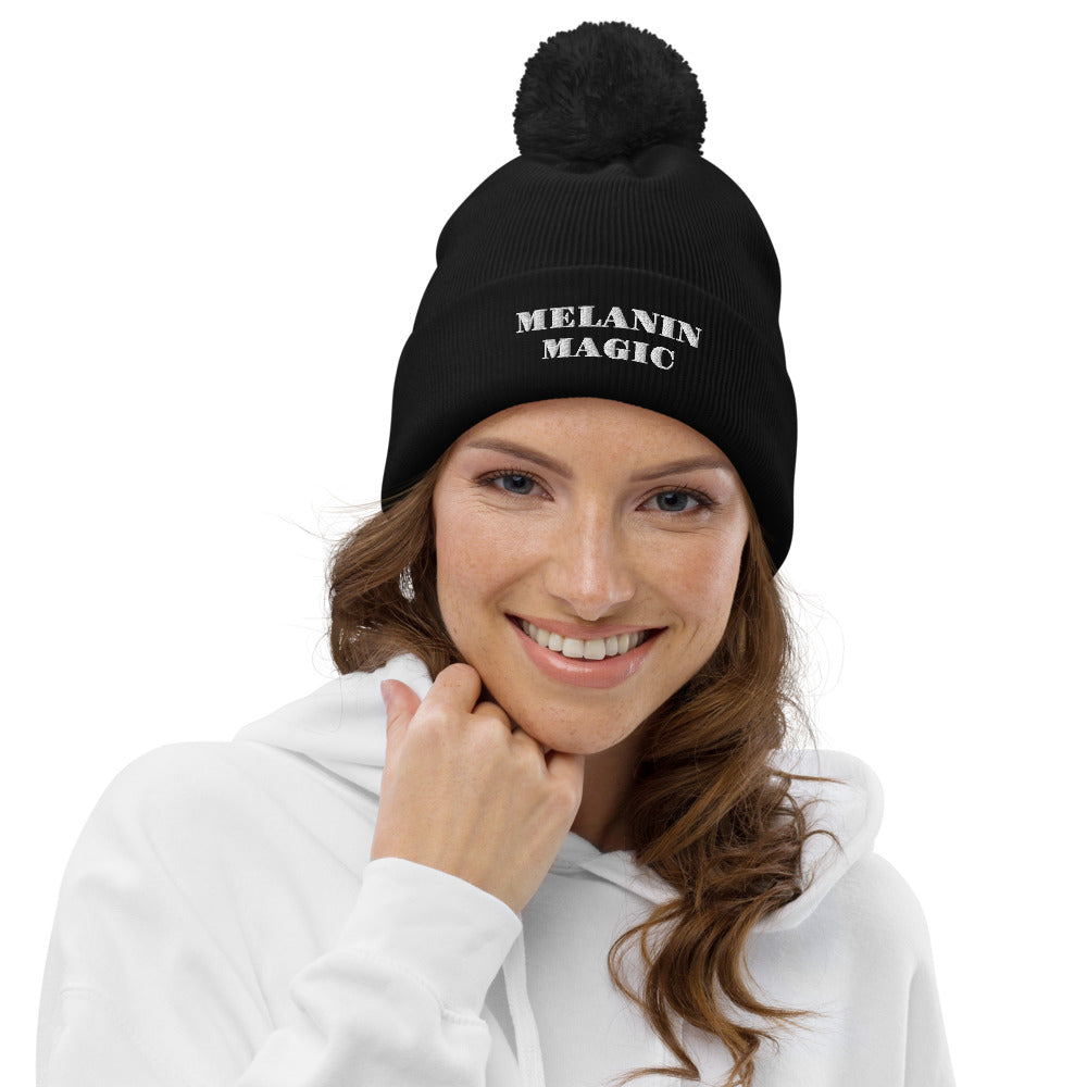 Rooted Brand Pom pom beanie