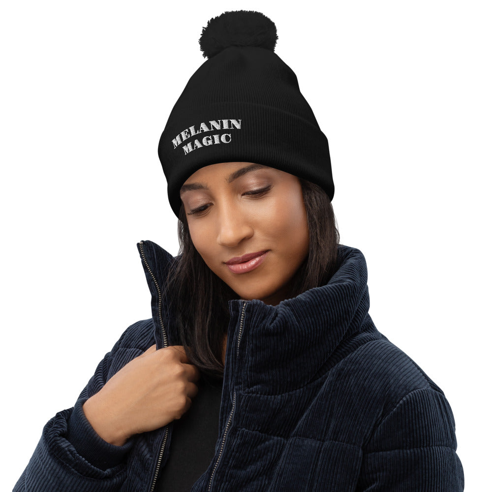 Rooted Brand Pom pom beanie