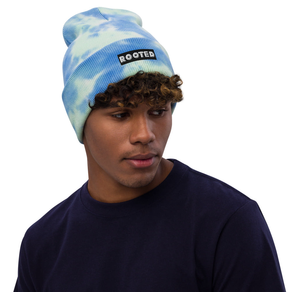 Tie-dye beanie