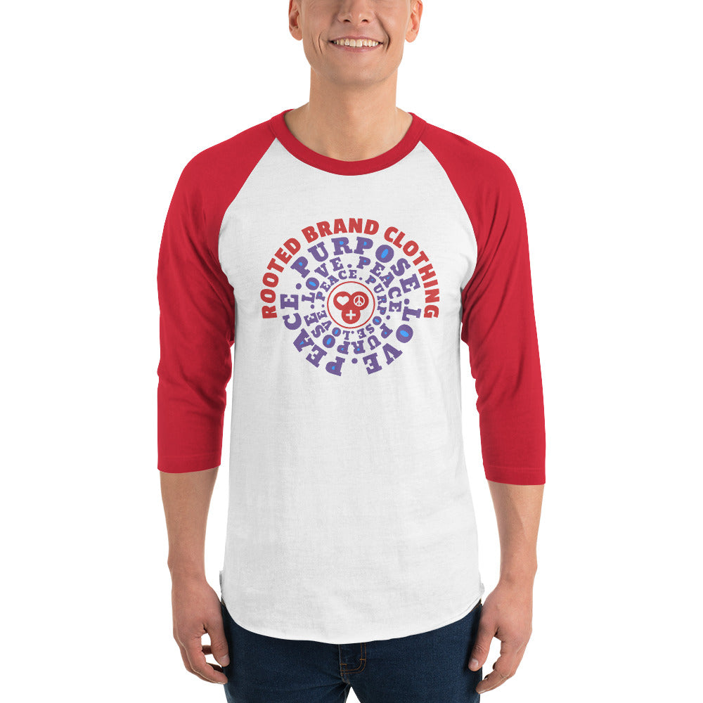 3/4 sleeve raglan shirt