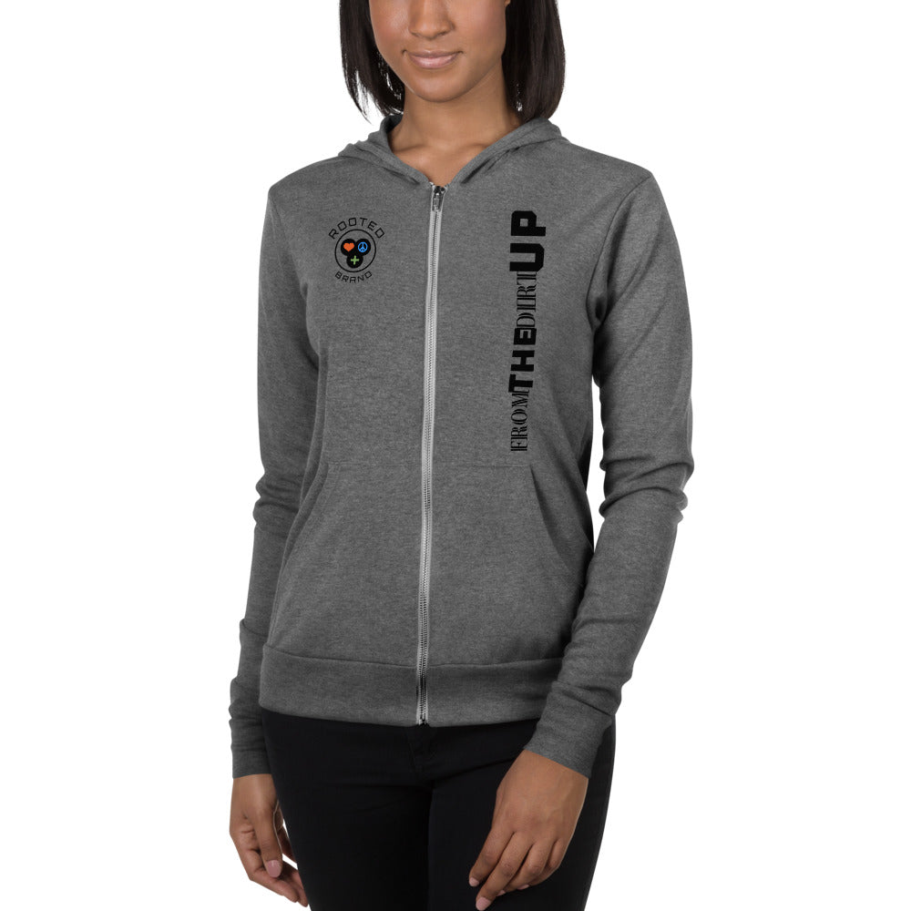 Unisex zip hoodie