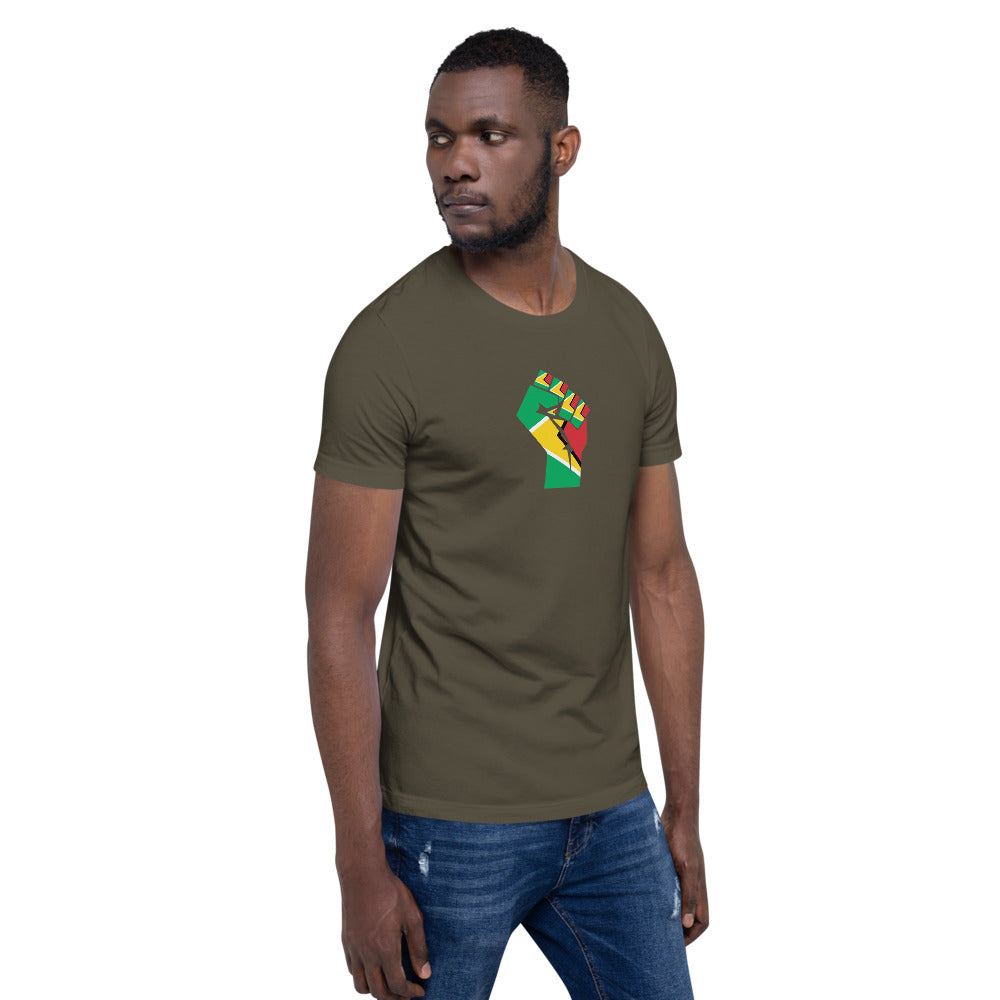 Guyana Short-Sleeve Unisex T-Shirt - ROOTED BRAND 