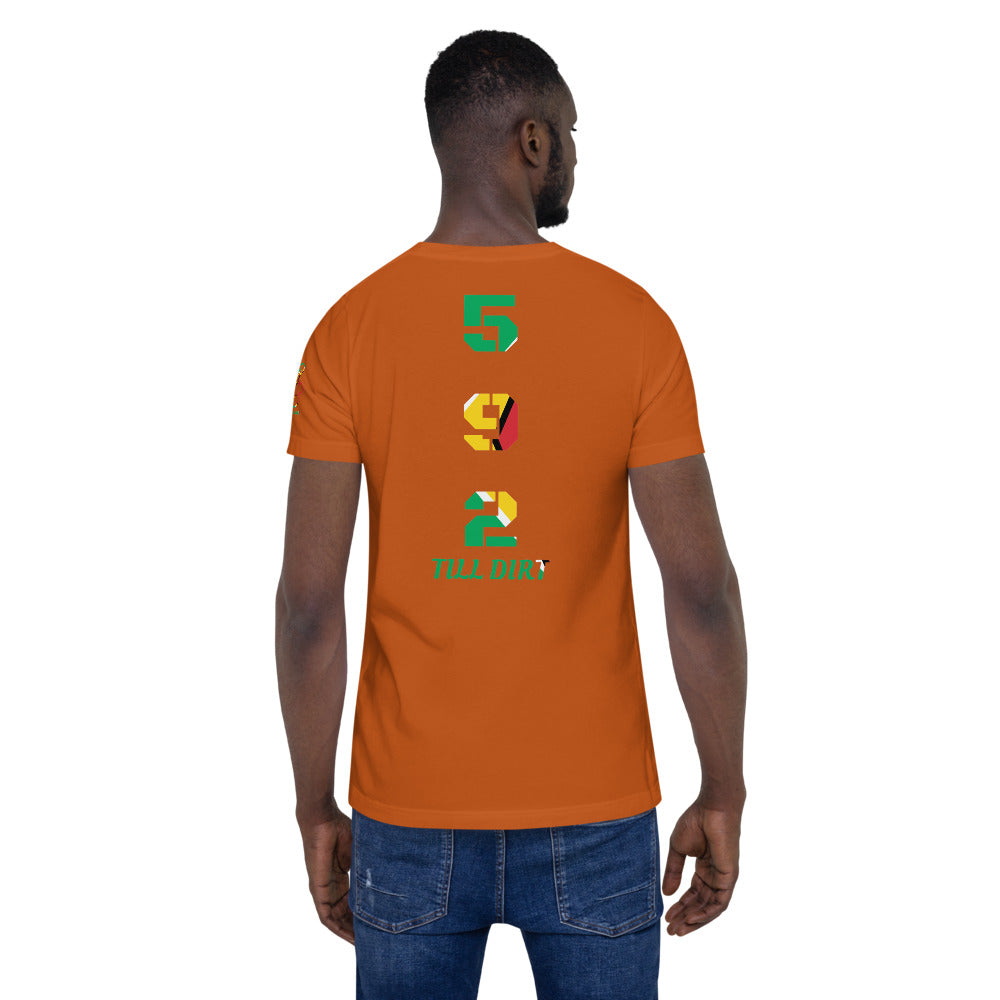 Guyana Short-Sleeve Unisex T-Shirt - ROOTED BRAND 