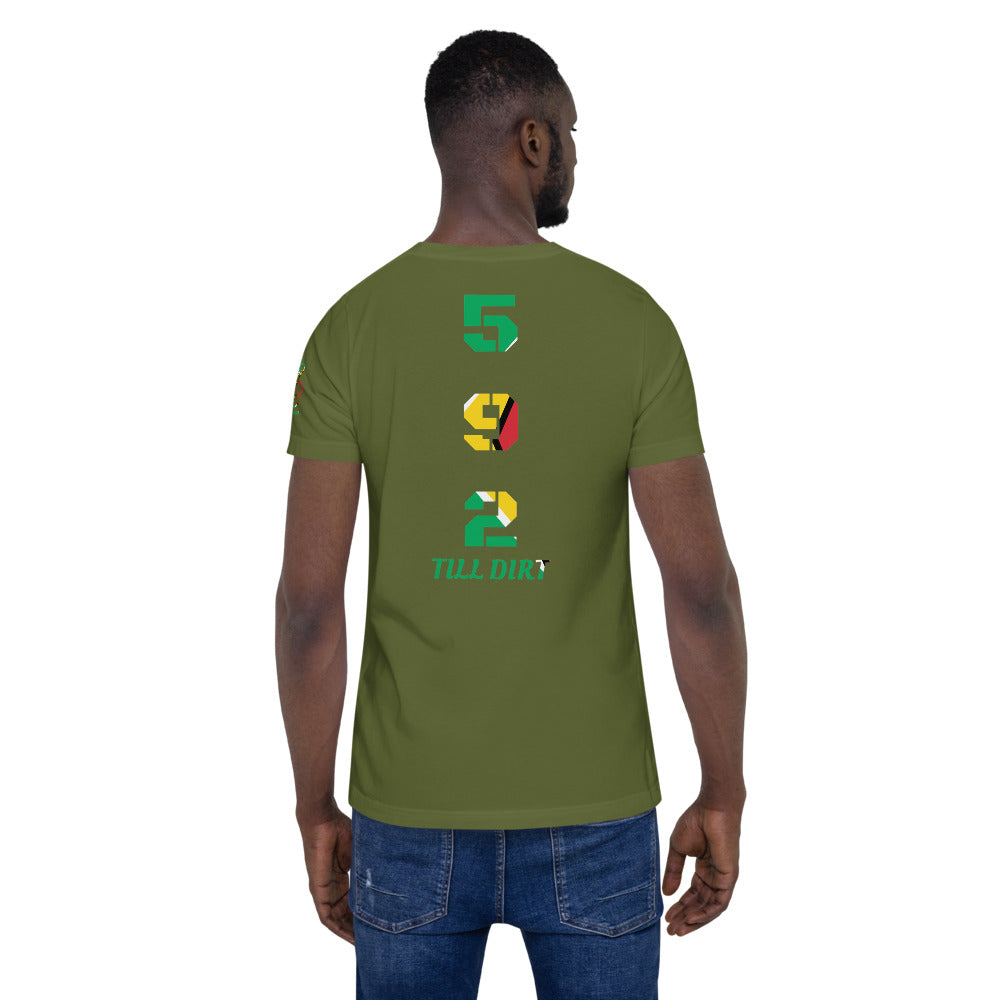 Guyana Short-Sleeve Unisex T-Shirt - ROOTED BRAND 