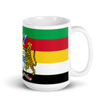 White glossy mug